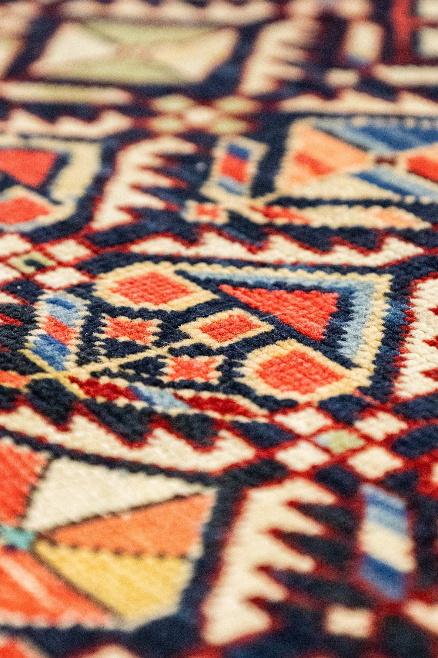 Antique Marasali Prayer Handwoven Tribal Rug, J87315