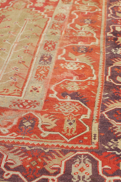 Vintage Melas Handwoven Tribal Rug, J80442