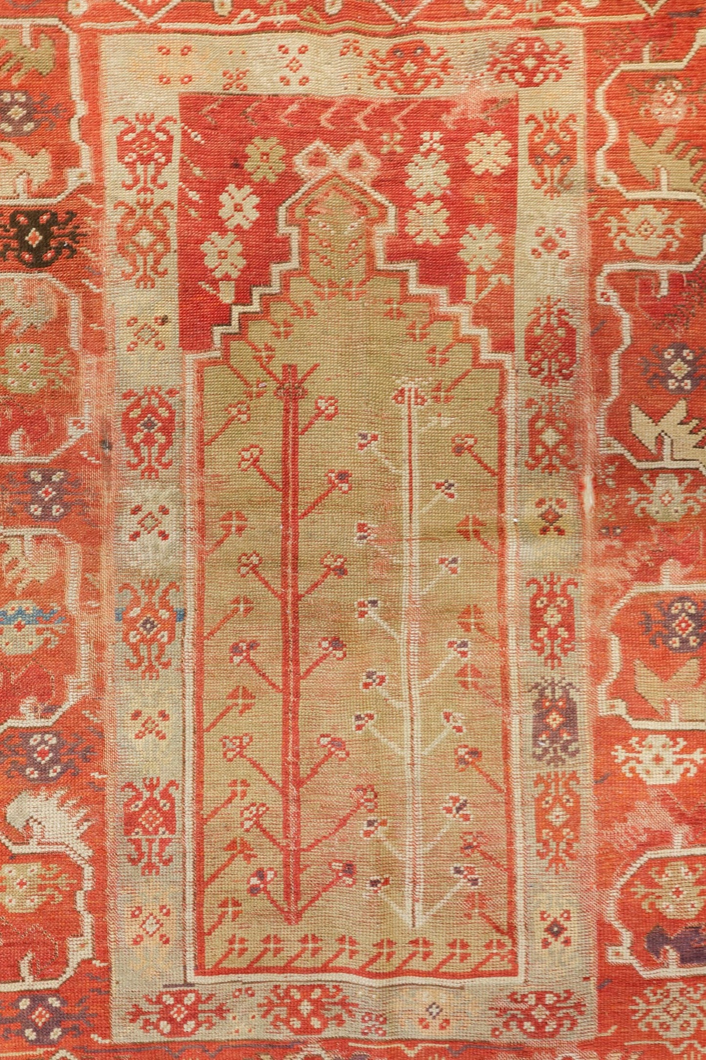 Vintage Melas Handwoven Tribal Rug, J80442