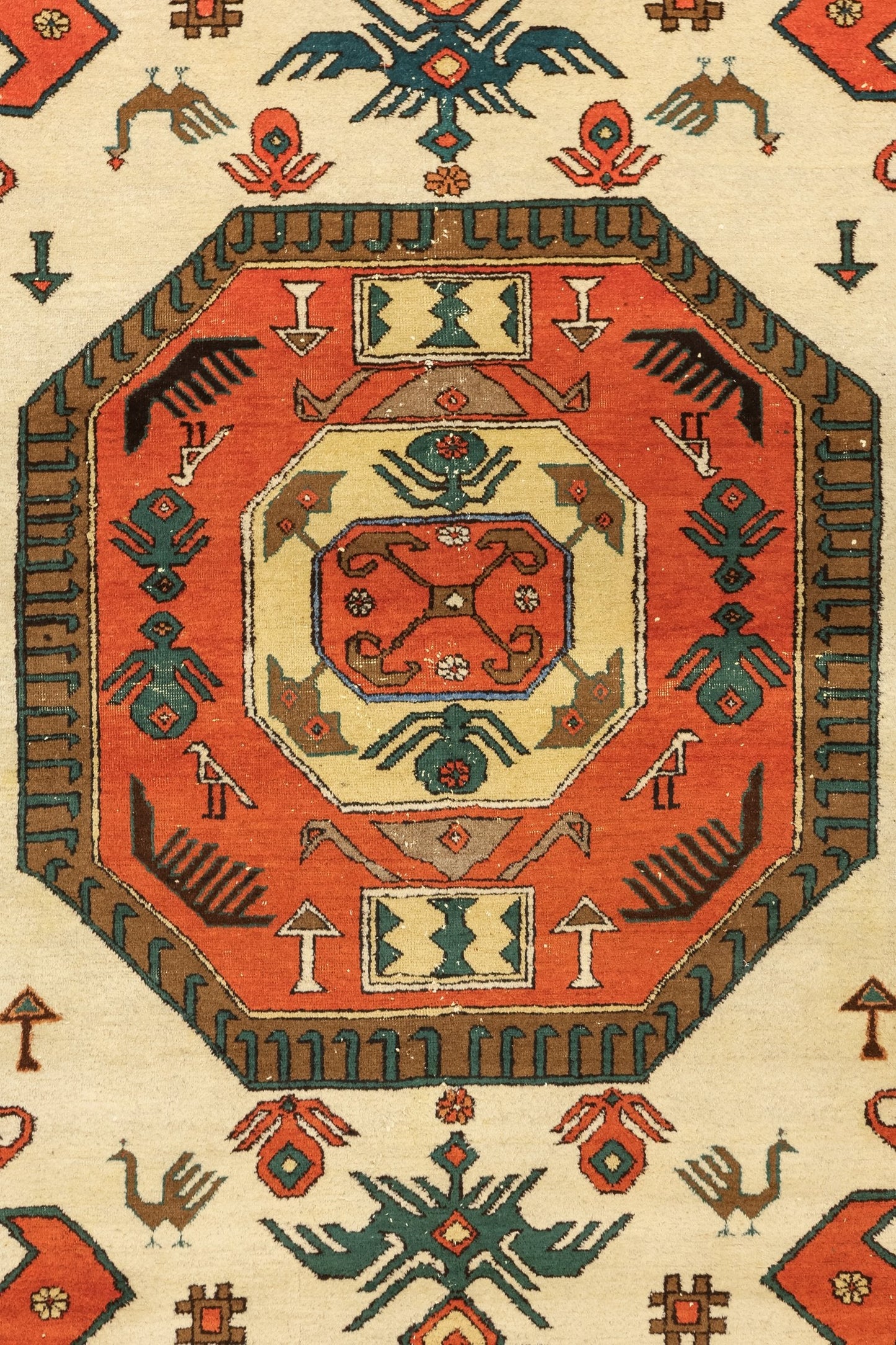 Vintage Meshkin Handwoven Tribal Rug, J80443