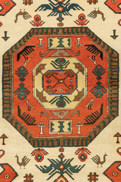 Vintage Meshkin Handwoven Tribal Rug, J80443