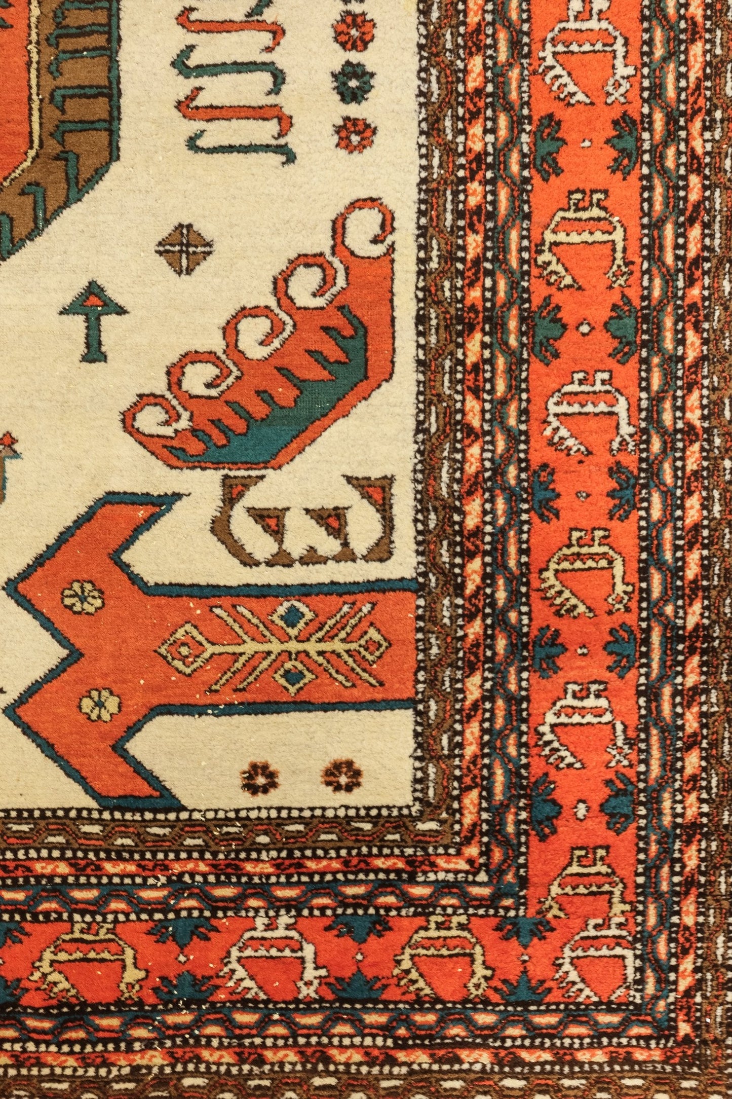 Vintage Meshkin Handwoven Tribal Rug, J80443