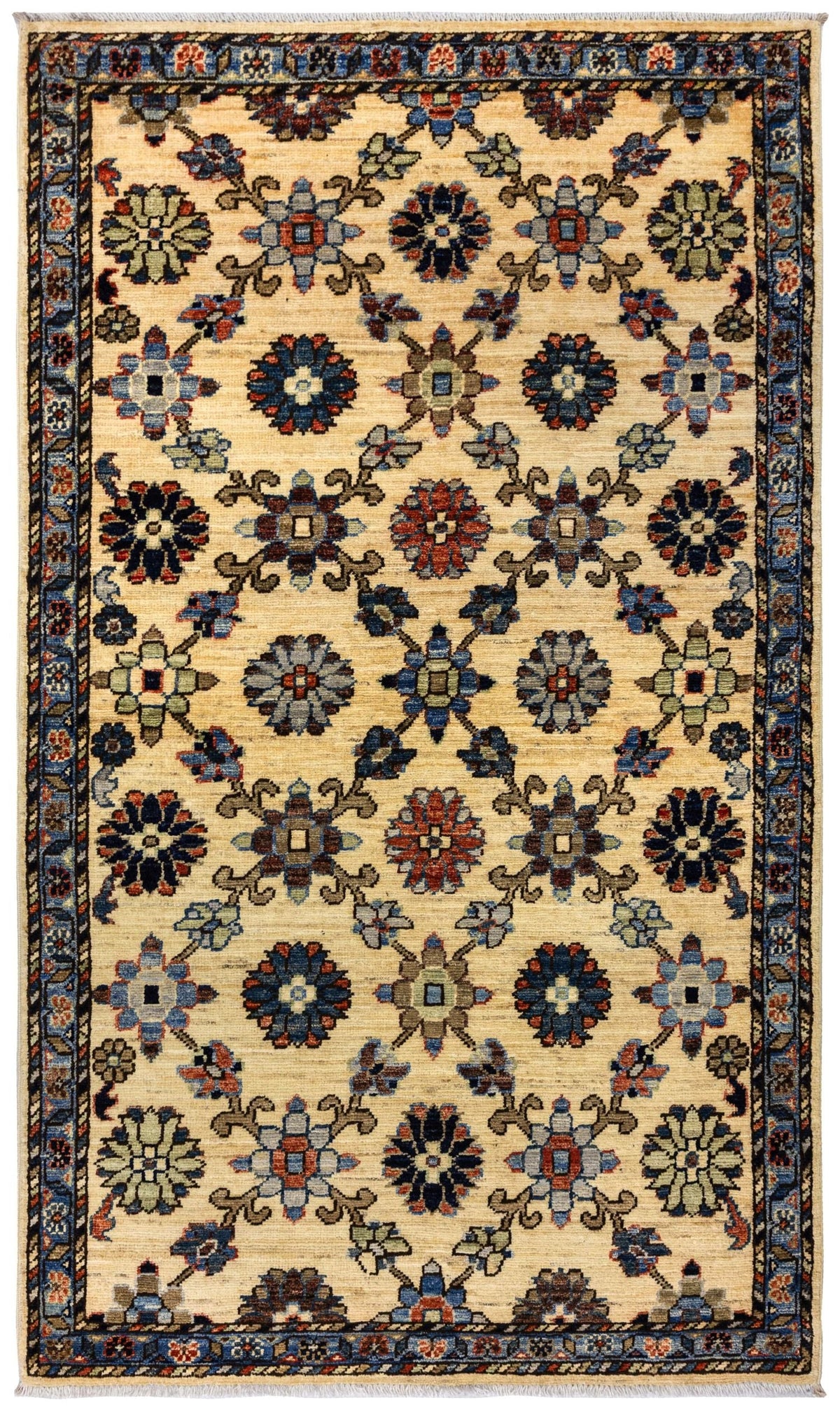 Mina Khani Handwoven Tribal Rug