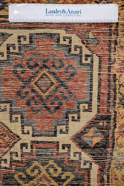 Antique Moghan Handwoven Tribal Rug, J78638