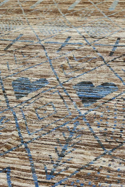 Moroccan Handwoven Tribal Rug, J80314