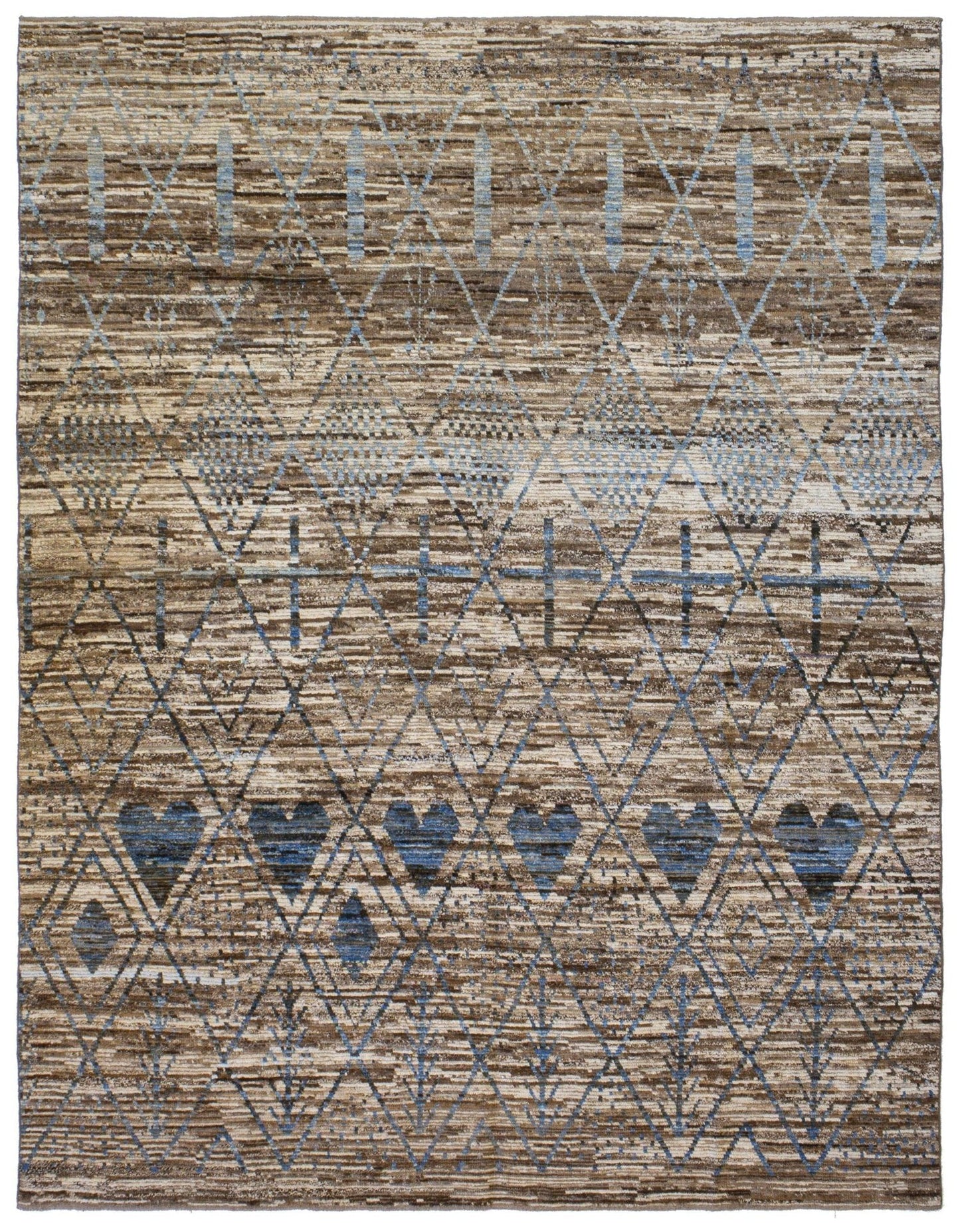 Moroccan Handwoven Tribal Rug