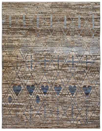 Moroccan Handwoven Tribal Rug