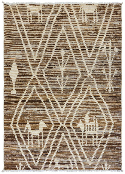 Moroccan Handwoven Tribal Rug
