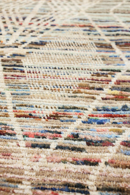 Moroccan Handwoven Tribal Rug, J80325