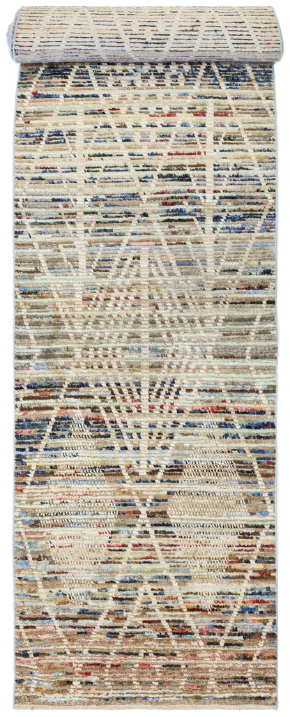 Moroccan Handwoven Tribal Rug