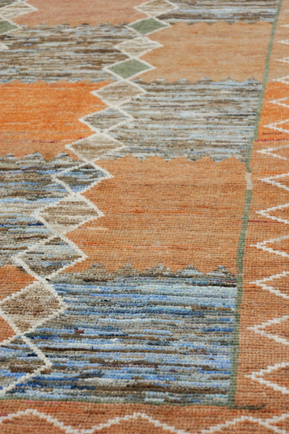 Moroccan Handwoven Tribal Rug, J80329