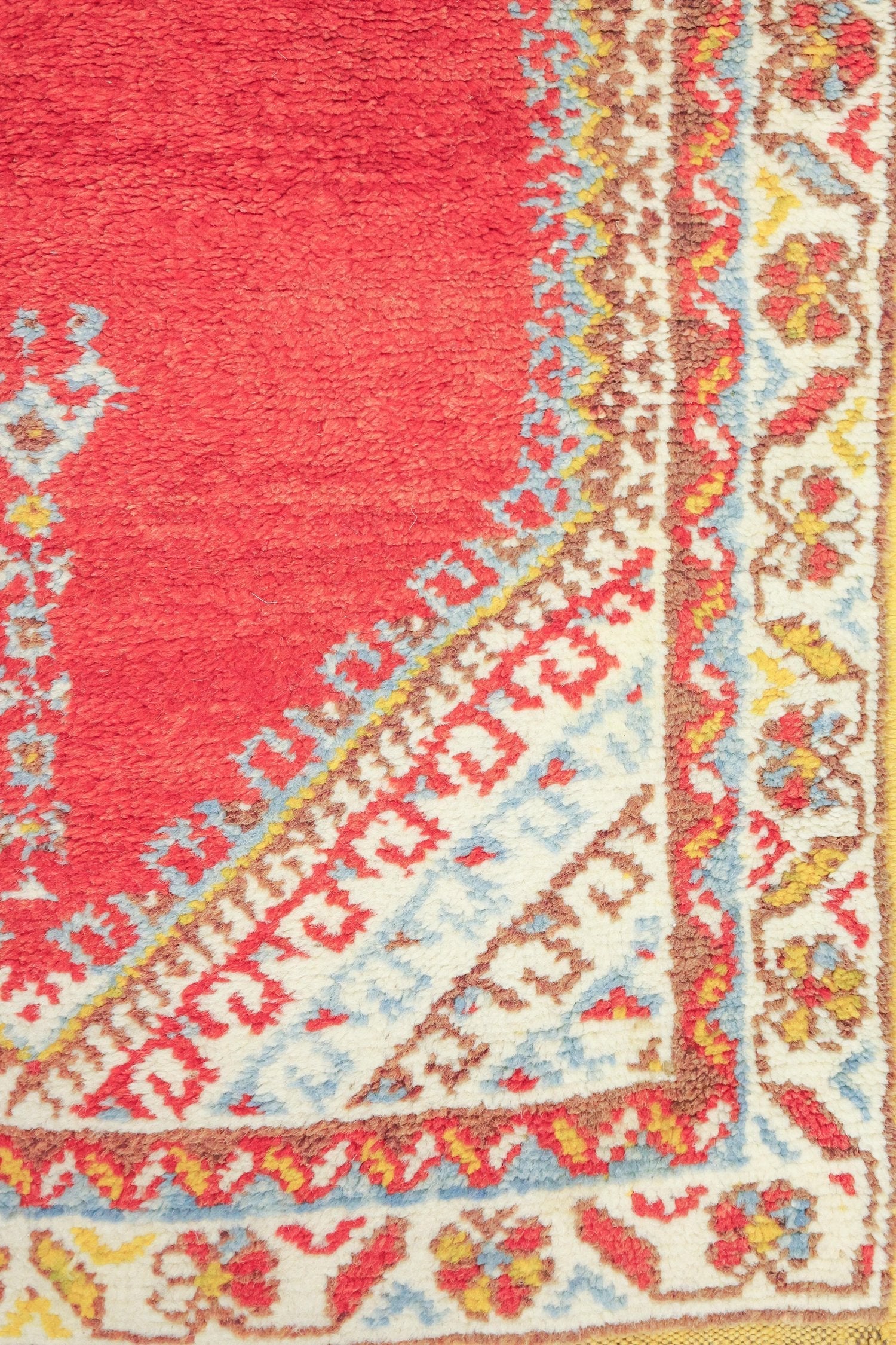 Rug Source Antique Moroccan Hand Knotted Oriental Traditional Rug Red - 11'4 x 3'1 Runner