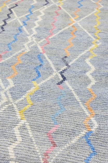 Moroccan Handwoven Tribal Rug, J78256