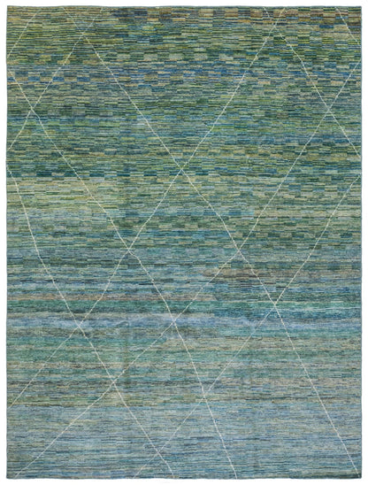 Moroccan Handwoven Tribal Rug