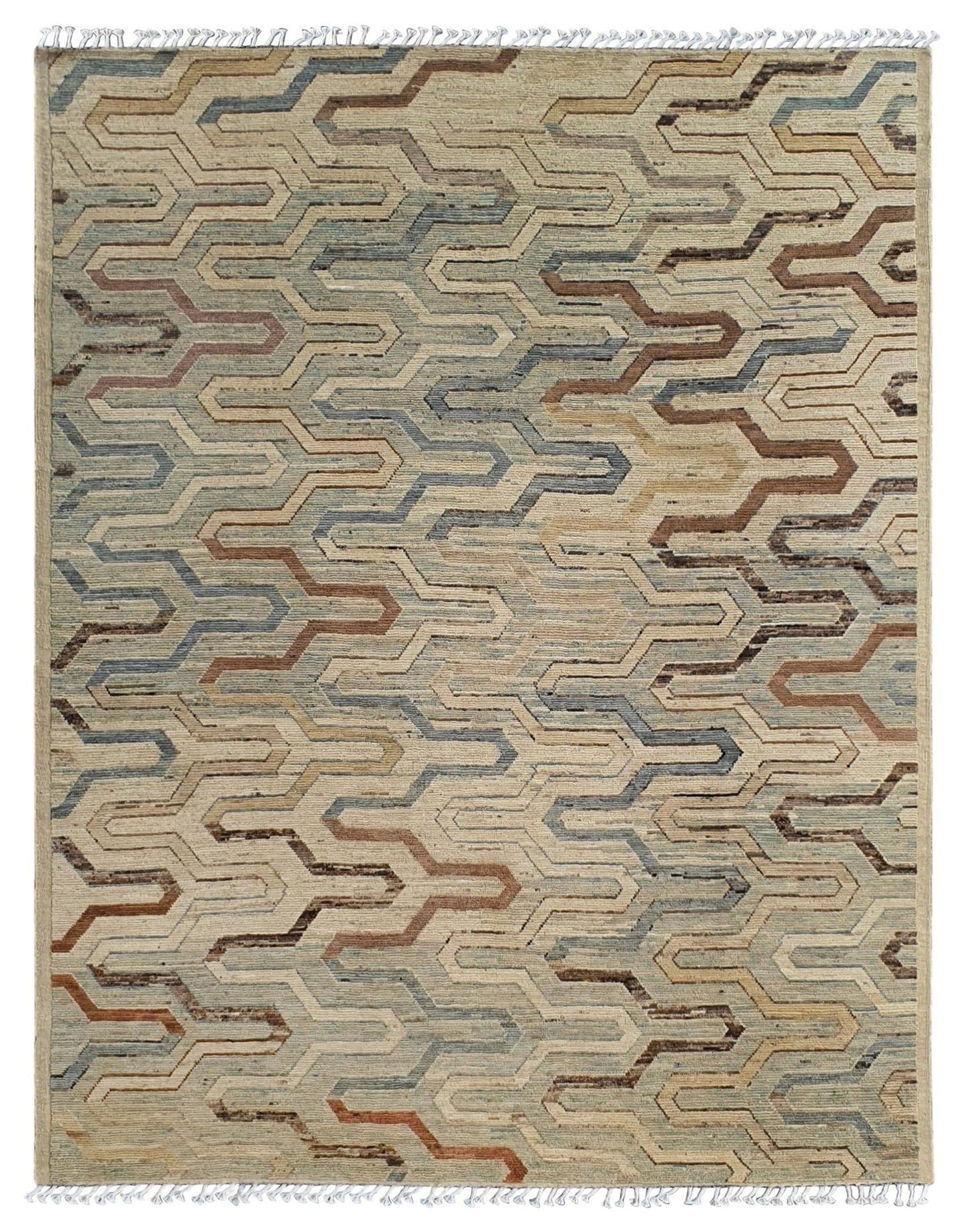 Moroccan Handwoven Tribal Rug