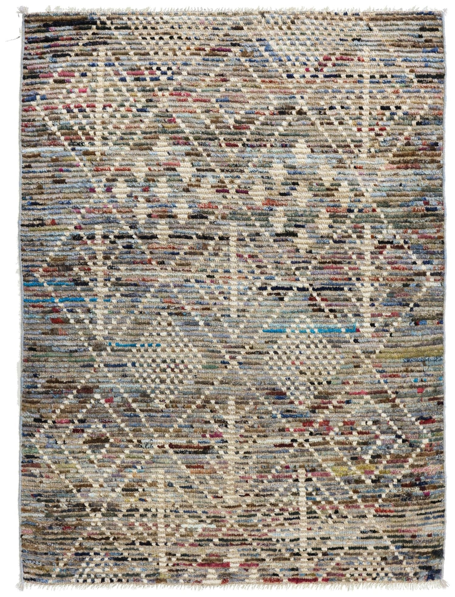 Moroccan Handwoven Tribal Rug
