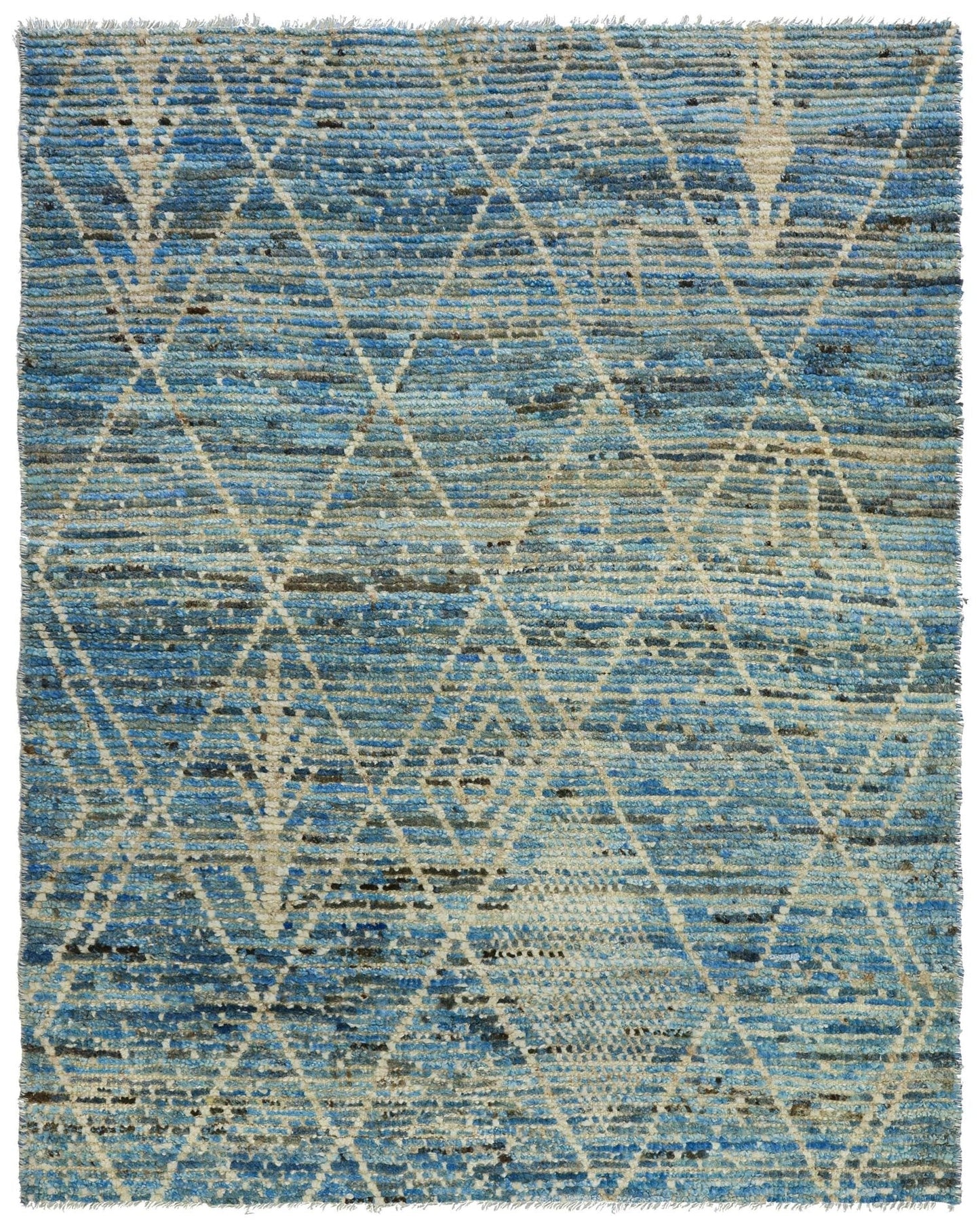 Moroccan Handwoven Tribal Rug