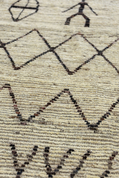 Moroccan Handwoven Tribal Rug, J80317