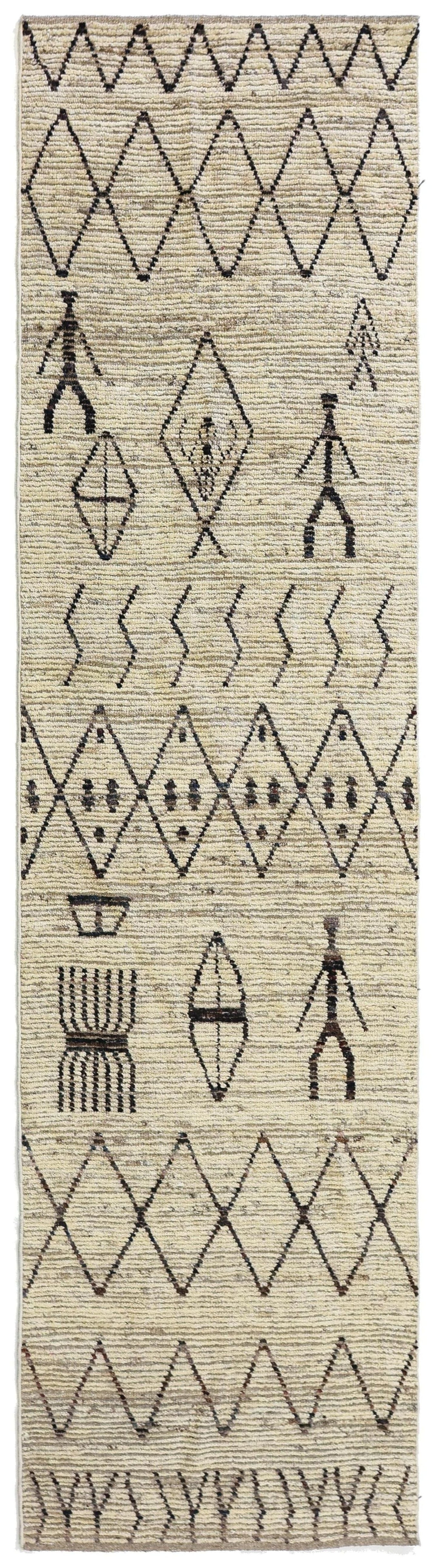 Moroccan Handwoven Tribal Rug