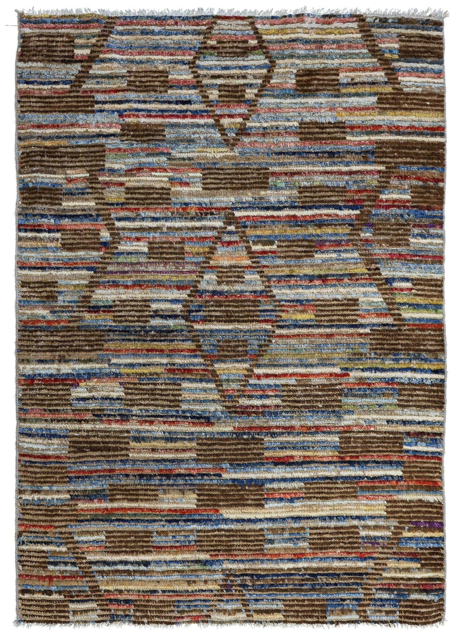 Moroccan Handwoven Tribal Rug