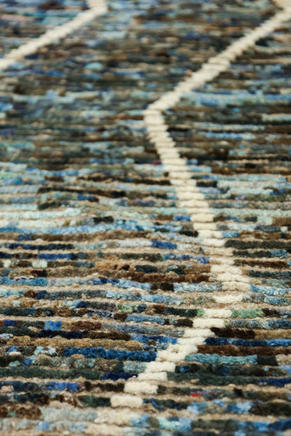 Moroccan Handwoven Tribal Rug, J80319