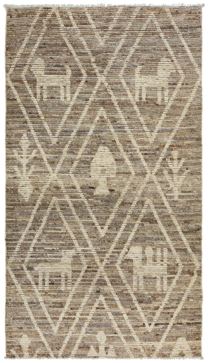 Moroccan Handwoven Tribal Rug