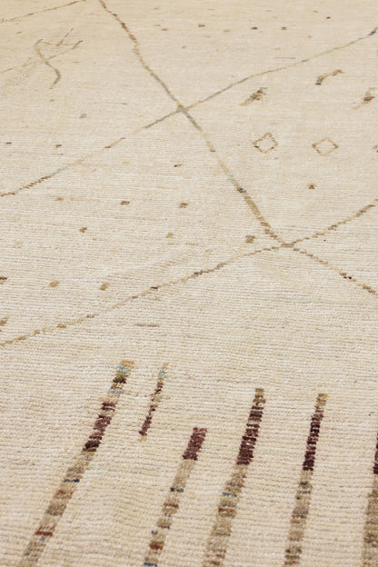Moroccan Handwoven Tribal Rug, J80322