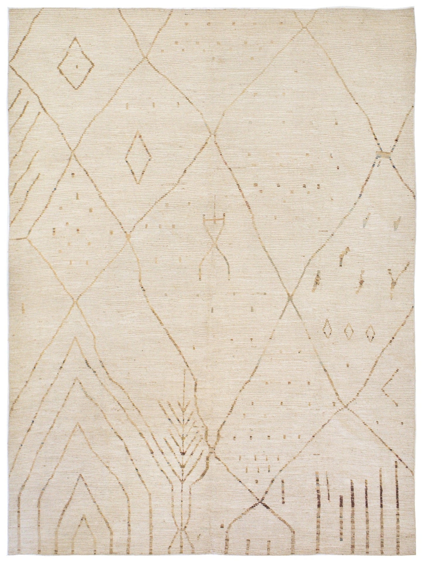Moroccan Handwoven Tribal Rug