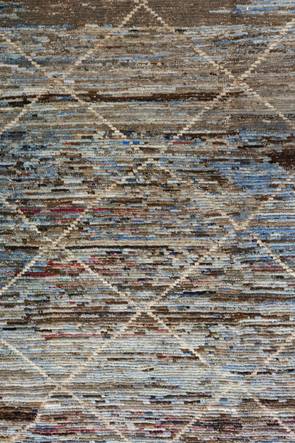 Moroccan Handwoven Tribal Rug, J80332