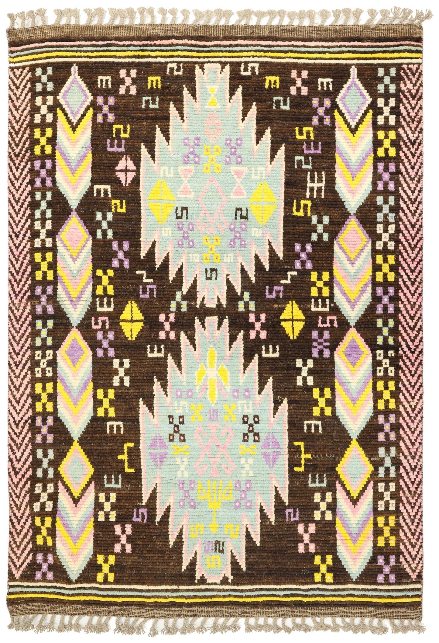 Moroccan Handwoven Tribal Rug