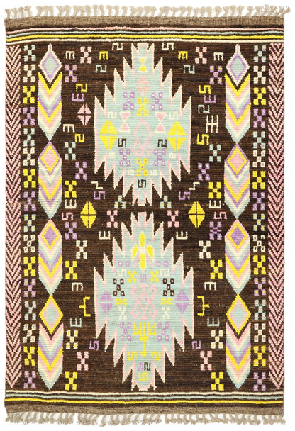 Moroccan Handwoven Tribal Rug