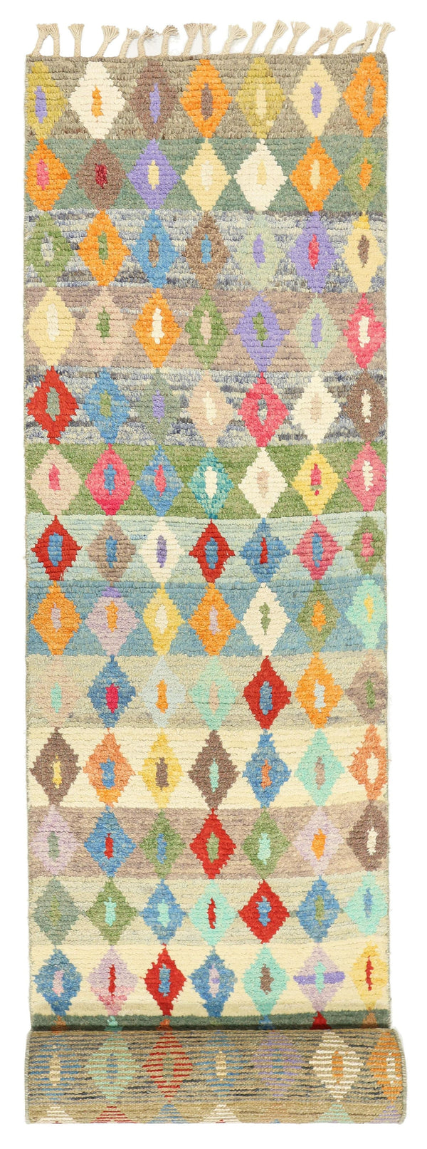 Moroccan Handwoven Tribal Rug, J80670