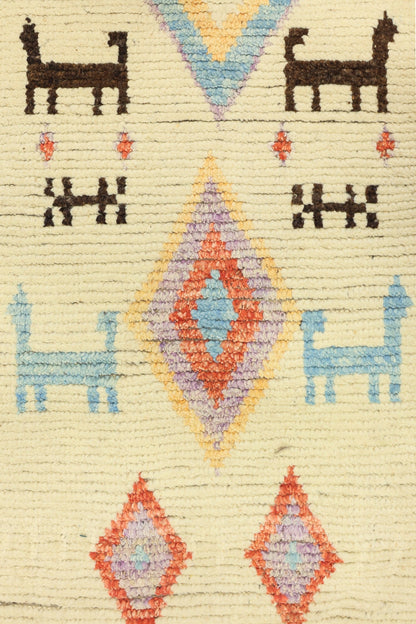 Moroccan Handwoven Tribal Rug, J80671