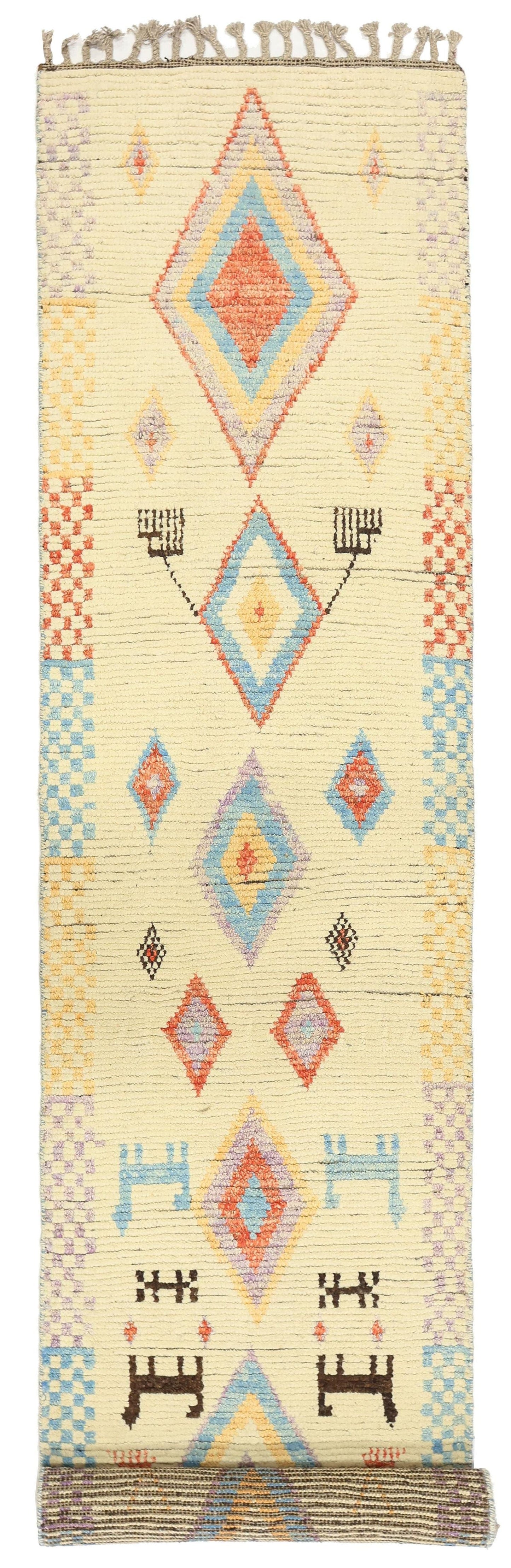 Moroccan Handwoven Tribal Rug
