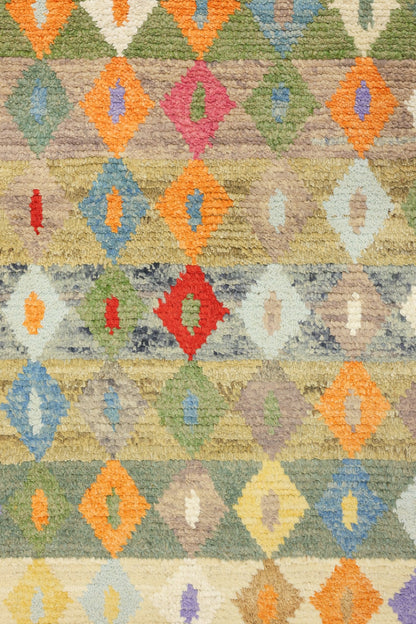 Moroccan Handwoven Tribal Rug, J80672