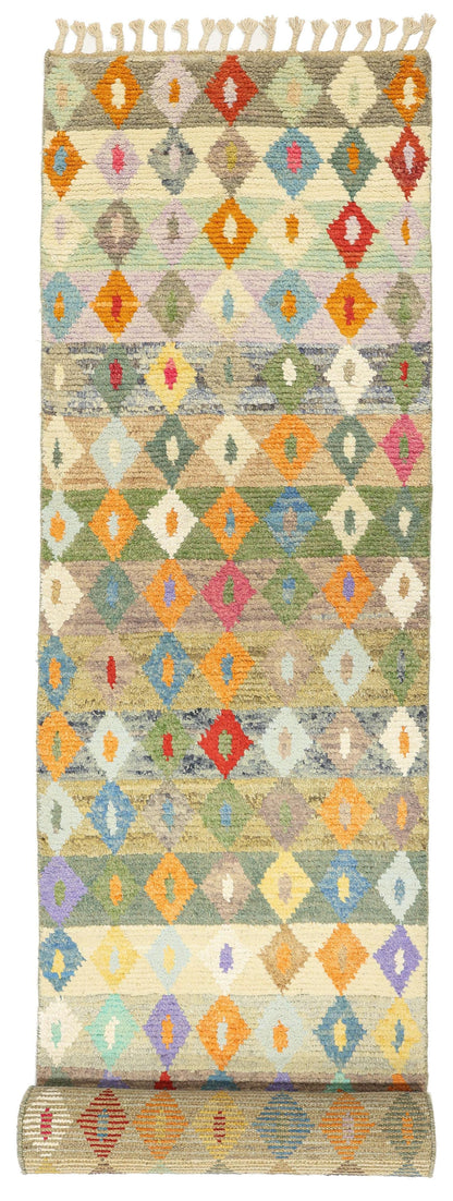 Moroccan Handwoven Tribal Rug