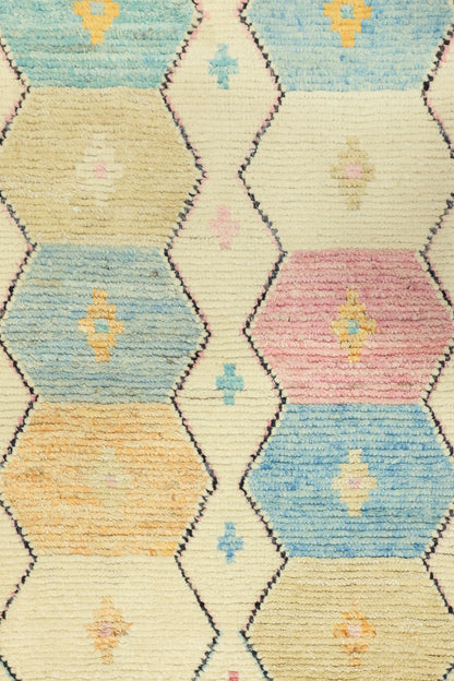 Moroccan Handwoven Tribal Rug, J80673