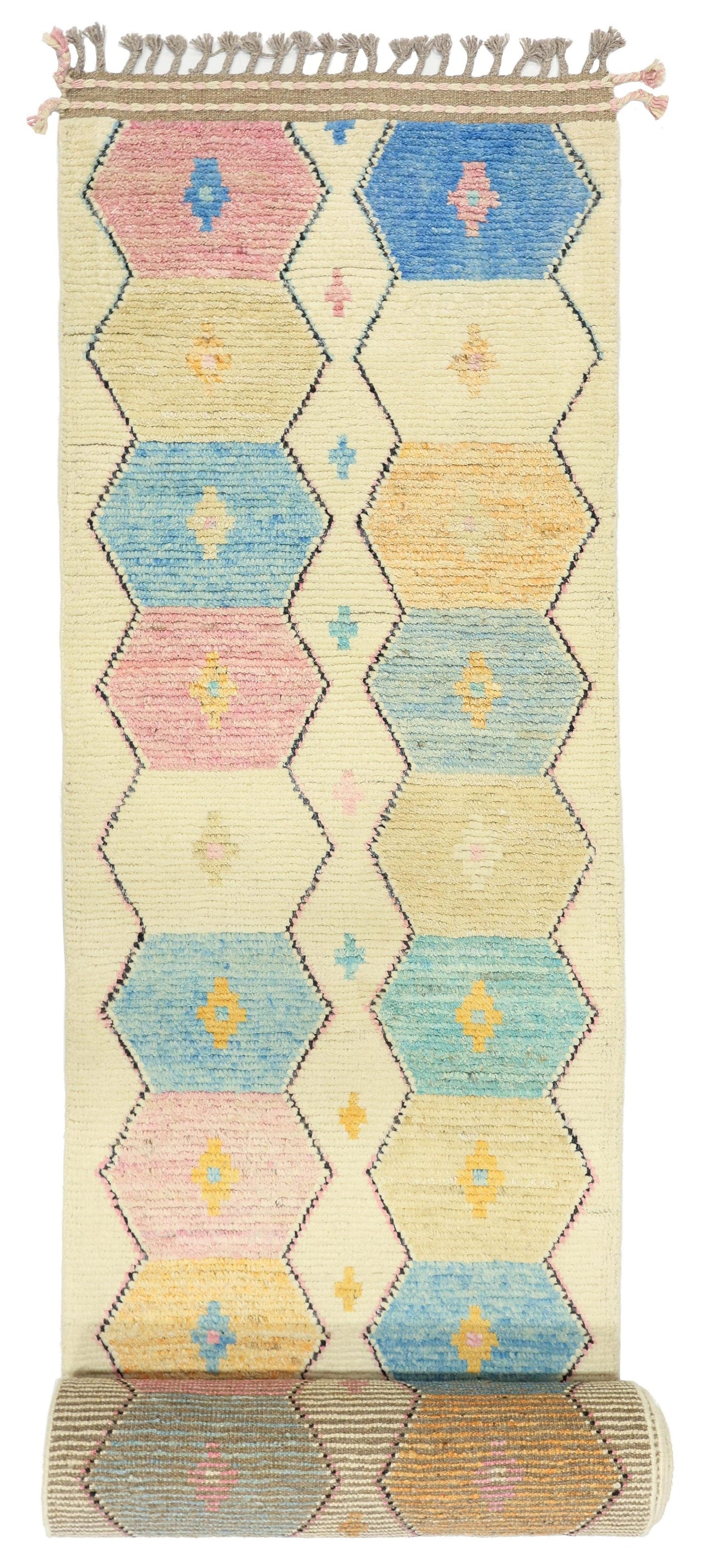 Moroccan Handwoven Tribal Rug
