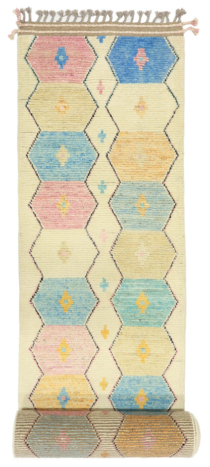 Moroccan Handwoven Tribal Rug