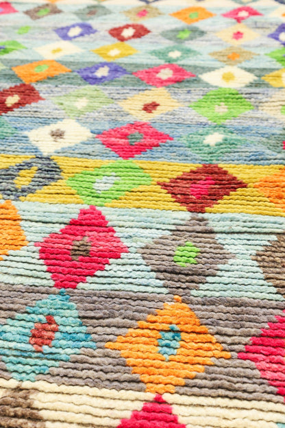 Moroccan Handwoven Tribal Rug, J80675