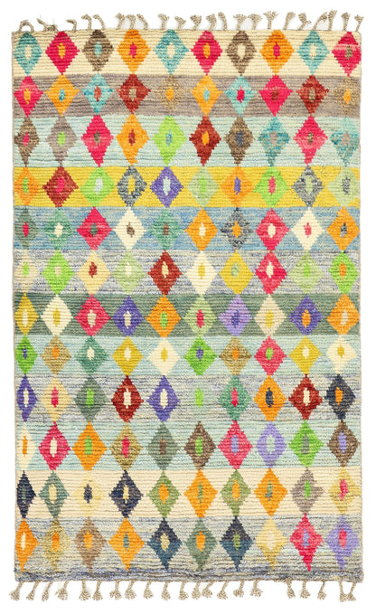 Moroccan Handwoven Tribal Rug