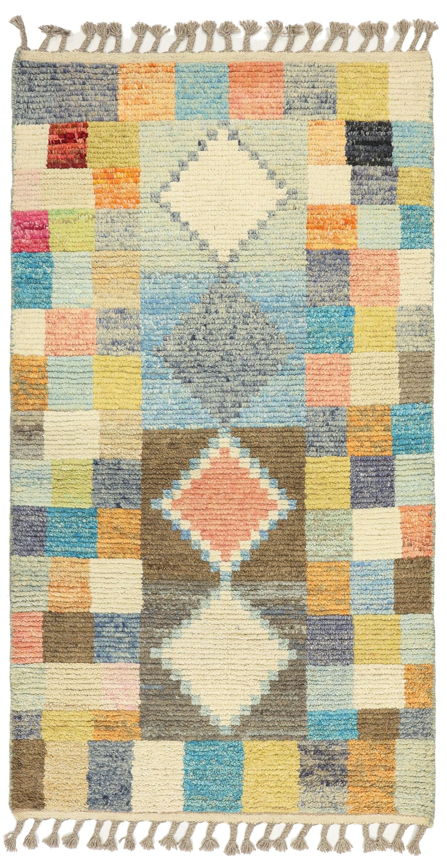 Moroccan Handwoven Tribal Rug