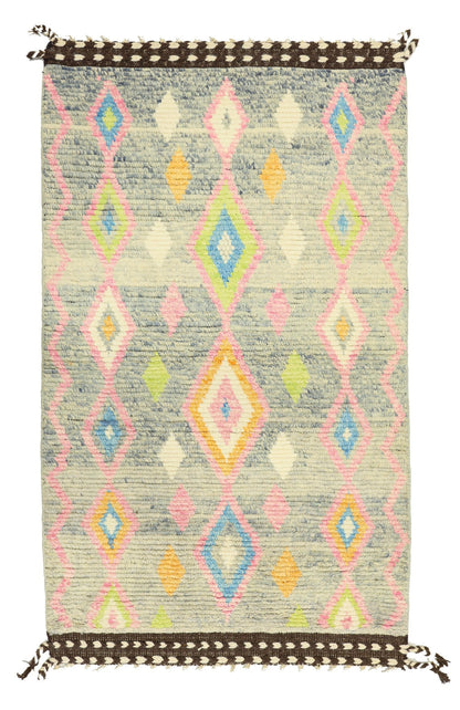 Moroccan Handwoven Tribal Rug