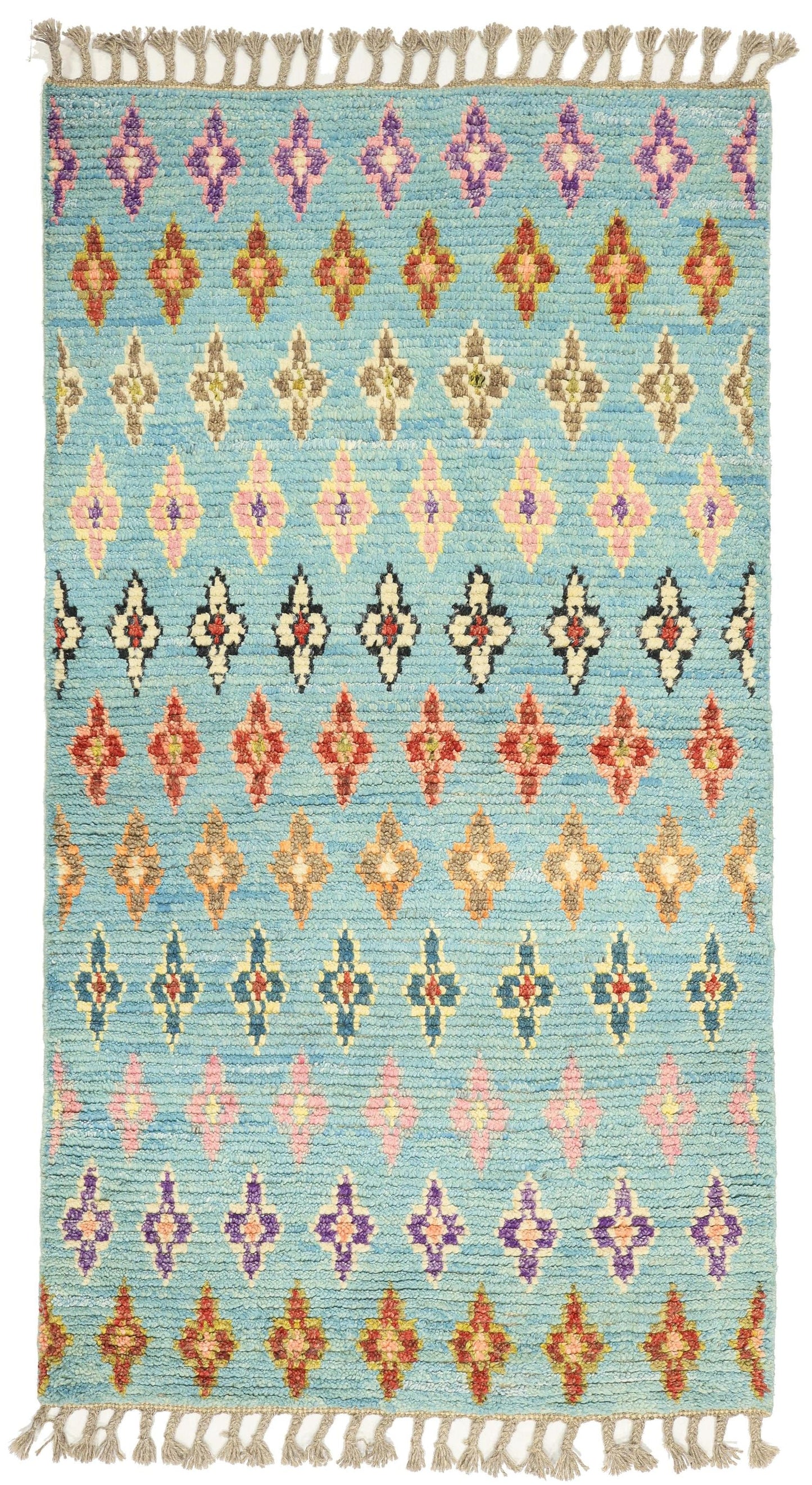 Moroccan Handwoven Tribal Rug