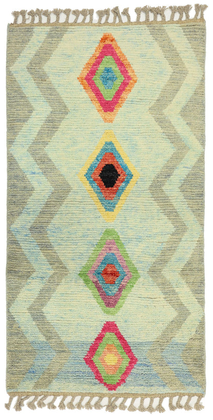 Moroccan Handwoven Tribal Rug