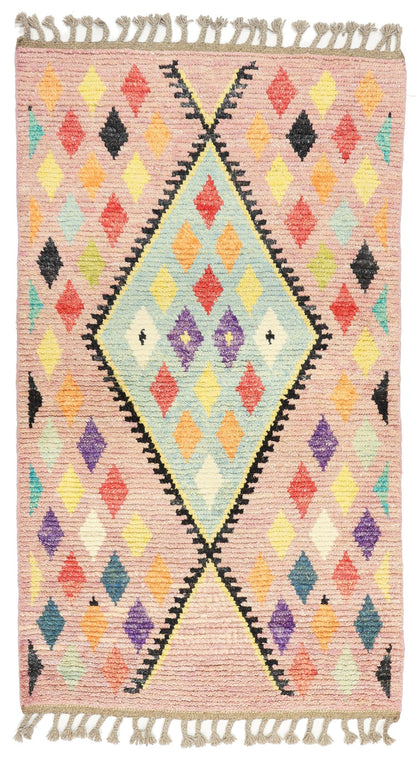 Moroccan Handwoven Tribal Rug