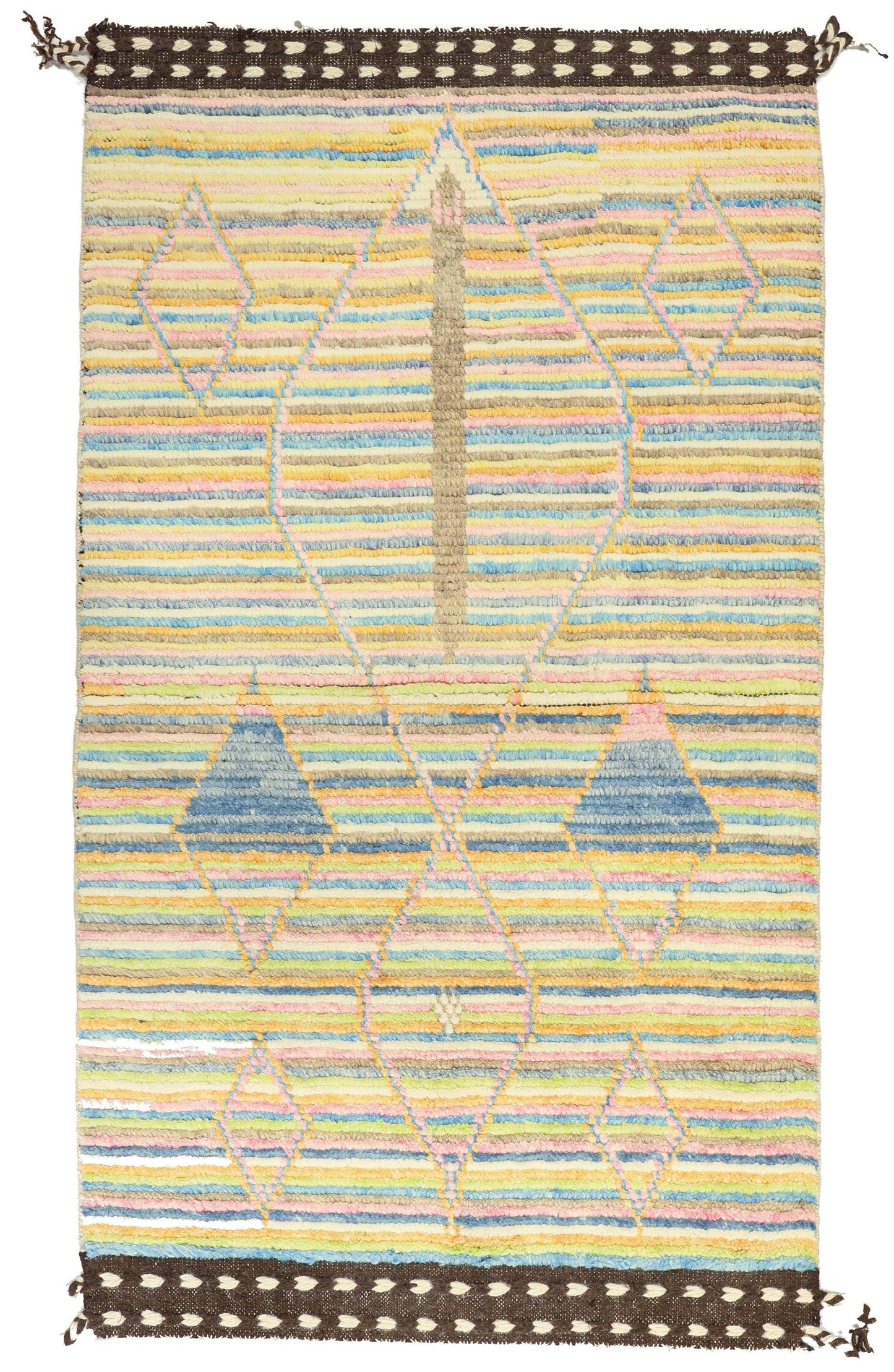 Moroccan Handwoven Tribal Rug