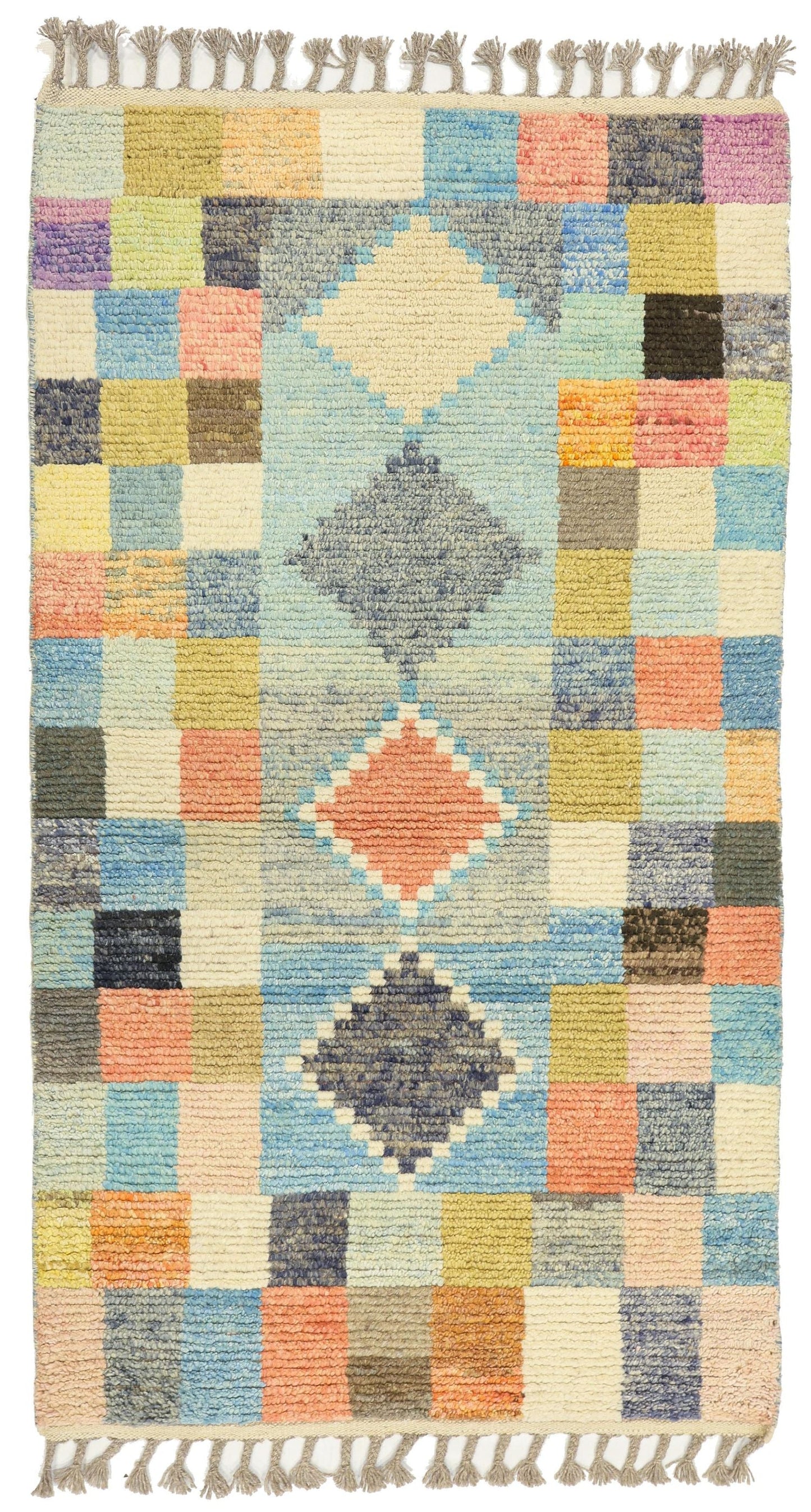 Moroccan Handwoven Tribal Rug