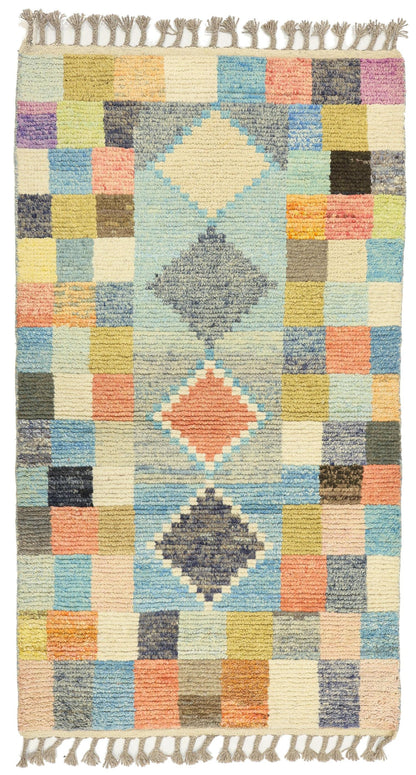 Moroccan Handwoven Tribal Rug