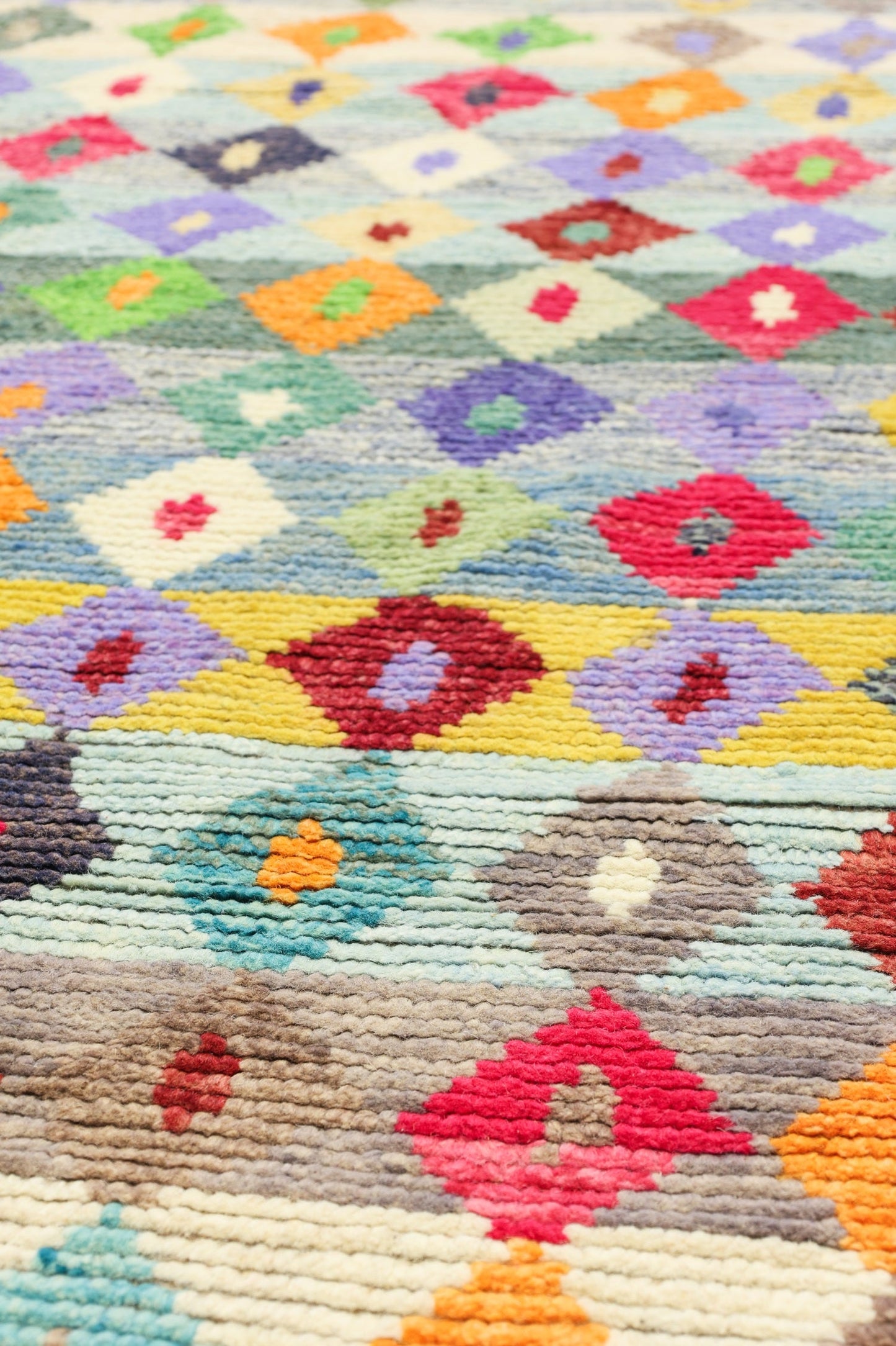 Moroccan Handwoven Tribal Rug, J80691